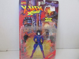 TOY BIZ 49537 MARVEL X-MEN X-FORCE DOMINO  ACTION FIGURE CARDED NEW   L79 - £4.20 GBP