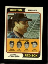 1974 Topps #403 Darrell Johnson Exmt Red Sox Mg *X12898 - £1.34 GBP