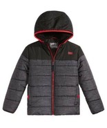 Hawke &amp; Co Boys Bubble Puffer Outfitter Hooded Jacket Size 8 - £62.77 GBP