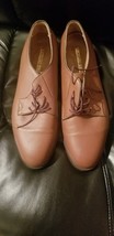 Giorgio Brutini Mens Brown Dress Shoes Leather Size 9.5 - £60.08 GBP