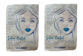 Bio Miracle Silver Coated Detoxifying Facial  Face Sheet Mask Pack of 2 - £5.58 GBP