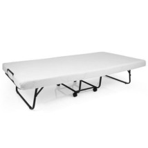 Cot Size Folding Bed Frame with Memory Foam Mattress and Metal Frame - $4,315.99 MXN
