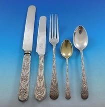 Antique Custom Engraved by Tiffany Sterling Silver Flatware Set Service 67 pcs - £15,254.04 GBP