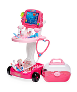Play Doctor Kit for Kids, Pretend Medical Station Set with Carrying Case... - $974.97 MXN