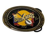 Vintage Bluegrass Belt Buckle by Heritage Solid Brass Banjo Music Country - $18.00