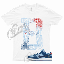 BLESSED Shirt SB Dunk Low Why So Sad Coastal Blue Light Current Yellow Red Match - £18.23 GBP+