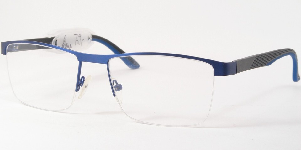 SO 982B Blue /Black UNIQUE RARE EYEGLASSES GLASSES METAL FRAME 56-18-140mm - $64.42