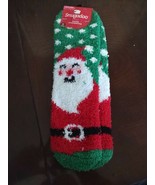 Snugadoo Adult Christmas Socks Santa Claus 1 Pair-Brand New-SHIPS N 24 H... - $279.98 MXN