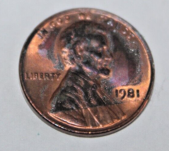 1981 penny - $3.14
