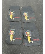 Vintage Set of 4 of Betty Boop  Car Floor Rubber Mats 25” X 17.5” - £73.93 GBP