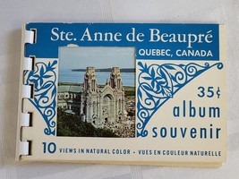 STE ANNE DE BEAUPRE QUEBEC CANADA SOUVENIR ALBUM BOOKLET 10 COLOR PHOTOS... - $22.99