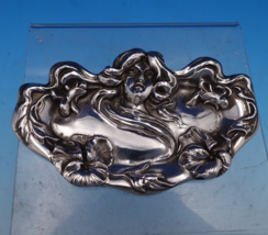 Art Nouveau by Blackinton Sterling Silver Pin Tray w/ Woman #1447 5&quot; x 3... - $157.41