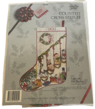 Something Special Counted Cross Stitch Kit Cats on the Stairs Christmas ... - £18.92 GBP