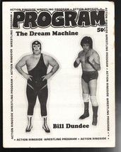 Action Ringside Wrestling Program 5/27/1981 -Evansville Coliseum-Indiana-Lawl... - £35.43 GBP