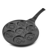 MegaChef Fun Animal Design 10.5 Inch Nonstick Pancake Maker Pan with Coo... - £21.30 GBP
