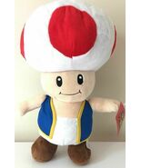 Xlarge 14 inch Official Super Mario Toad Plush Stuffed Toy  Licensed. New - $25.57