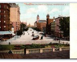 Pennsylvania Avenue Street View from Treasury Washington DC 1907 DB Post... - $1.93