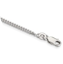 925 Sterling Silver 2mm Anklet Beach Beveled - £219.59 GBP