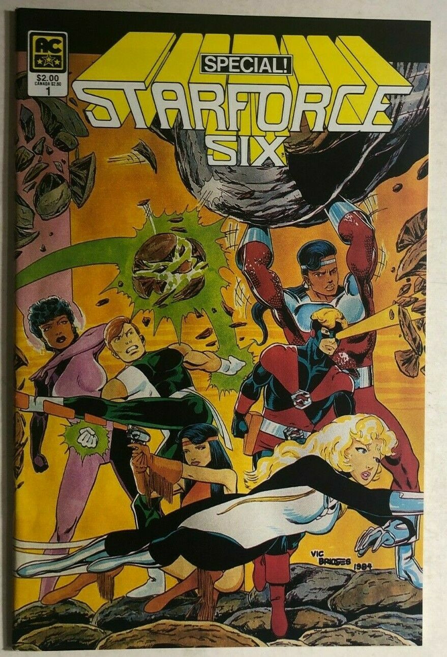 Primary image for STARFORCE SIX SPECIAL #1 (1984) AC Comics b&w FINE-