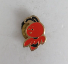 Vintage Cute Little Orange Bumble Bee Lapel Hat Pin - $7.28