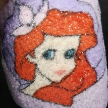 Disney Store The Little Mermaid Fleece Glitter Throw Blanket 50&quot; x 60&quot; A... - $31.67