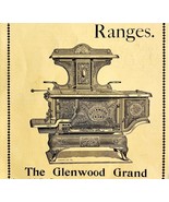 Glenwood Grand Oven Range 1894 Advertisement Victorian Wood Burning ADBN1b - $19.99