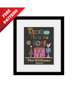 Sweet Home Quote Free cross stitch PDF pattern - $0.00