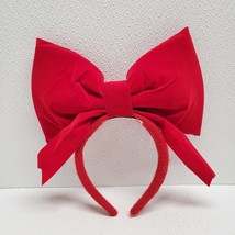 Vintage Great Pretendears Oversized Red Bow Holiday Christmas Headband - $673.83 MXN