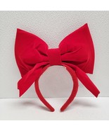 Vintage Great Pretendears Oversized Red Bow Holiday Christmas Headband - $673.83 MXN