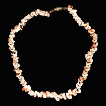 Beautiful unisex vintage seashell choker necklace - $63.36