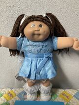 Vintage Cabbage Patch Kid Girl Brown Hair Brown Eyes Head Mold #3 1984 - $295.00