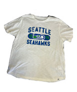 Fanatics White Seattle Seahawks T-shirt Distressed Short Sleeve XL - $352.55 MXN