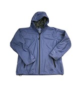 LL Bean Purple Nylon Zip Hooded TEK Rain Jacket Water Resistant Women Si... - $54.30 CAD
