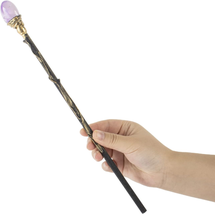 Fine Handcrafted Amethyst Crystal Magic Wand Cosplay Magic Wand for Witc... - £11.38 GBP