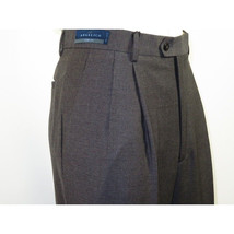 Men's Pants G.Manzoni None Wrinkle Wool Super 120's #056 Gray Made in Italy image 7