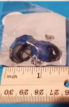 NWT dark blue stud earrings lady bug - by mbarnes productions - nickel free - £3.89 GBP