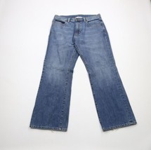 Vintage J Crew Mens Size 34x30 Distressed Wide Leg Baggy Denim Jeans Pants Blue - £47.29 GBP