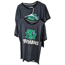 New Trier High School Trevians Tee Shirt Mens Size Large Gray Green NT L... - £22.66 GBP