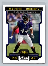Marlon Humphrey #194 2023 Score Baltimore Ravens - £1.55 GBP