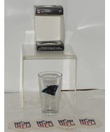 NFL Boelter Brands LLC 16 Ounce Carolina Panthers Pint Glass White Coasters - £18.16 GBP