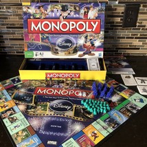 Monopoly Disney Edition Board Game 2009 - 100% COMPLETE Set Gold Tinkerb... - $42.07