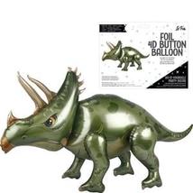 Triceratops Dinosaur 4D Button Air Inflate - £7.93 GBP