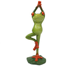  Tree Pose Yoga Frog Figurine, Namaste Frog, Yoga Frog - £22.36 GBP