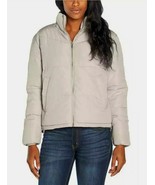 Three Dots Waist Length Puffer Jacket Coat Stone Women&#39;s Sz XXL NWT - $35.60