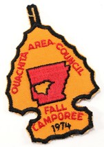 Vintage 1974 Ouachita Area Council Fall Camporee Boy Scouts America Camp Patch - £9.34 GBP