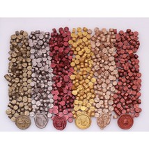 600Pcs Gold Wax Seal Beads, Metallic Red Sealing Wax Beads For Wax Seal ... - £15.71 GBP