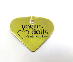 Pollyanna Ginny Doll Arm Hang Tag Gold Heart #71-2090 Vogue Dolls 1988 Fantasy X - $8.90