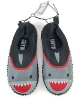 Grey Whale Boys Youth Water Shoes Sz 7/8 Shark Black Grey Beach Summer  New - $7.91