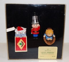 ADORABLE VINTAGE 1979 HALLMARK QX159-9 LITTLE TRIMMERS SET OF 3 ORNAMENT... - $42.68