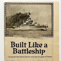 1922 U.S.S. Tennessee Battleship Atlantic Wash Boilers XL Advertisement - $31.98